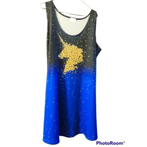 Unicorn Stars Dress NWOT